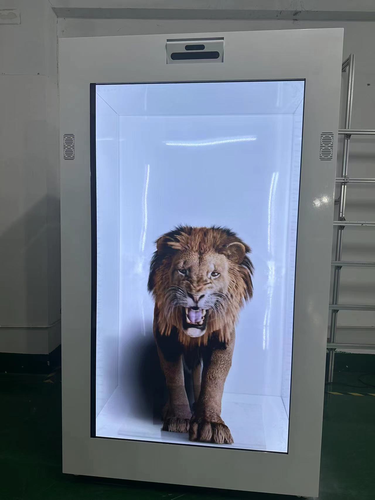 új testreszabott hatalmas átlátszó lcd kabin